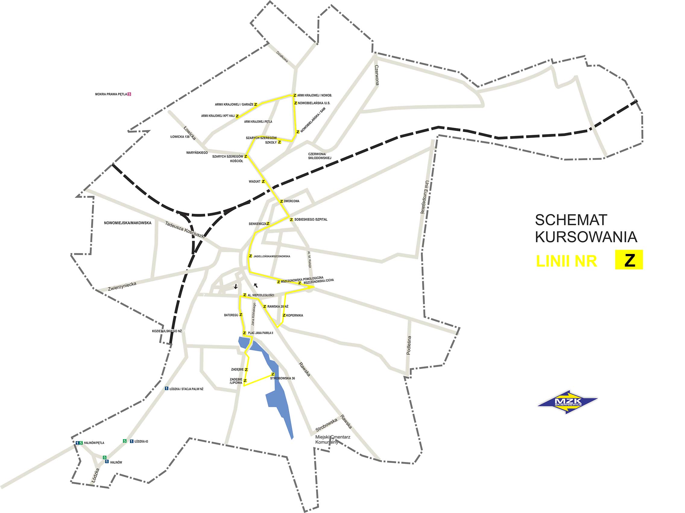 mapa mzk 2019 tylko z